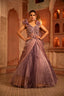 Midnight lavender Celestial gown
