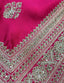 Fuchsia Pink Zari Jaal Saree