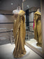Antique Gold Ruffled Concept Saree Set (Copy)
