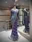 Royal Sapphire Embellished Saree