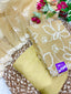 Lemon Beige Unstitched Suit Set