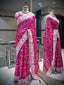 Rani Pink Bandhani & Gota Patti Saree