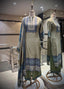 Olive & Indigo Motif Kurta Set
