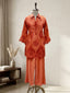 The Sunset Tangerine Cutwork Suite