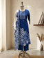 Deep Indigo Heritage Suite with Scalloped Lace
