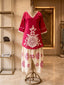 Magenta Medallion Dhoti Suite