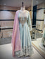 The Celestial Aura Anarkali Ensemble