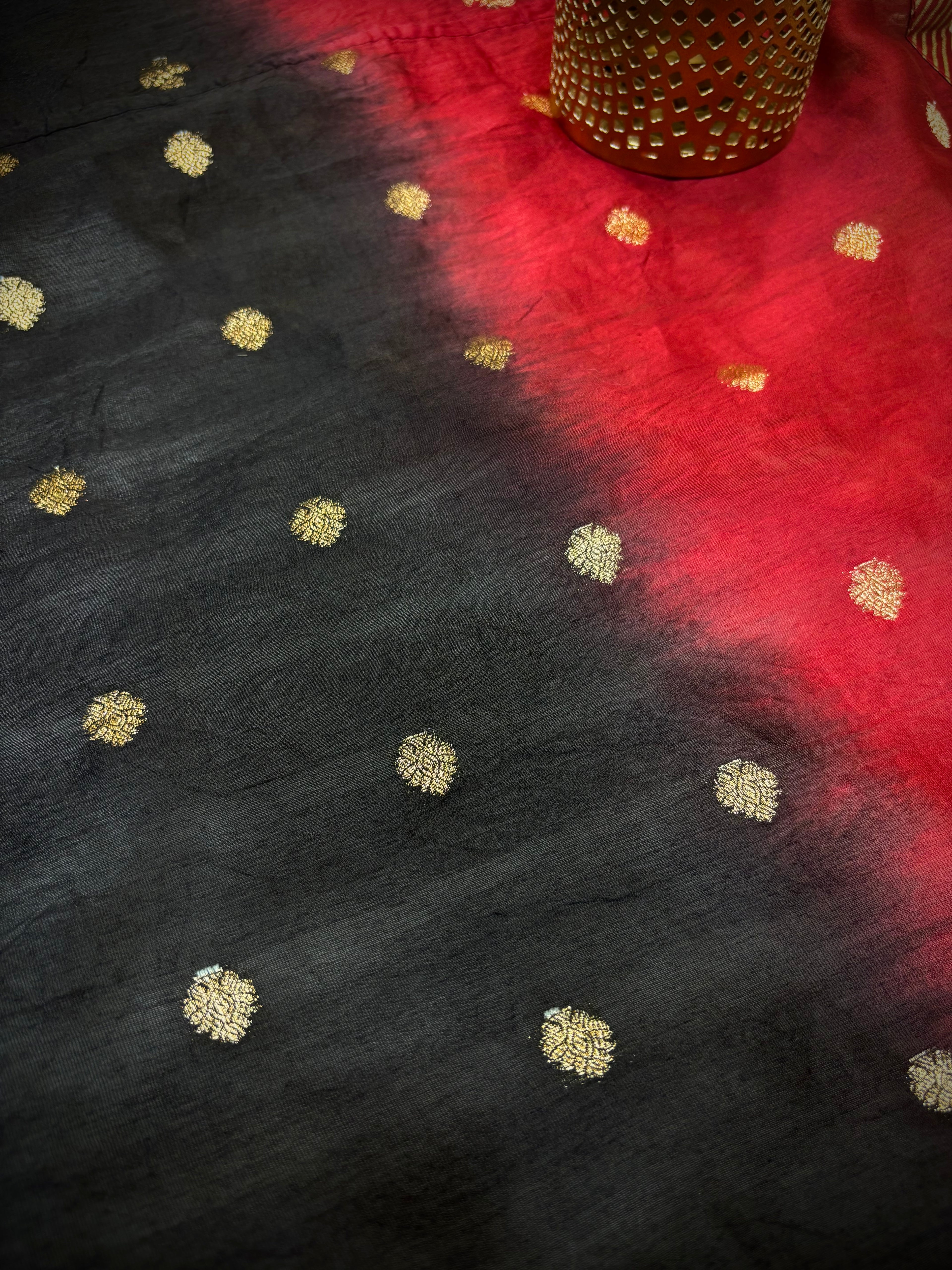 Zardozi Crimson Unstitched Suit