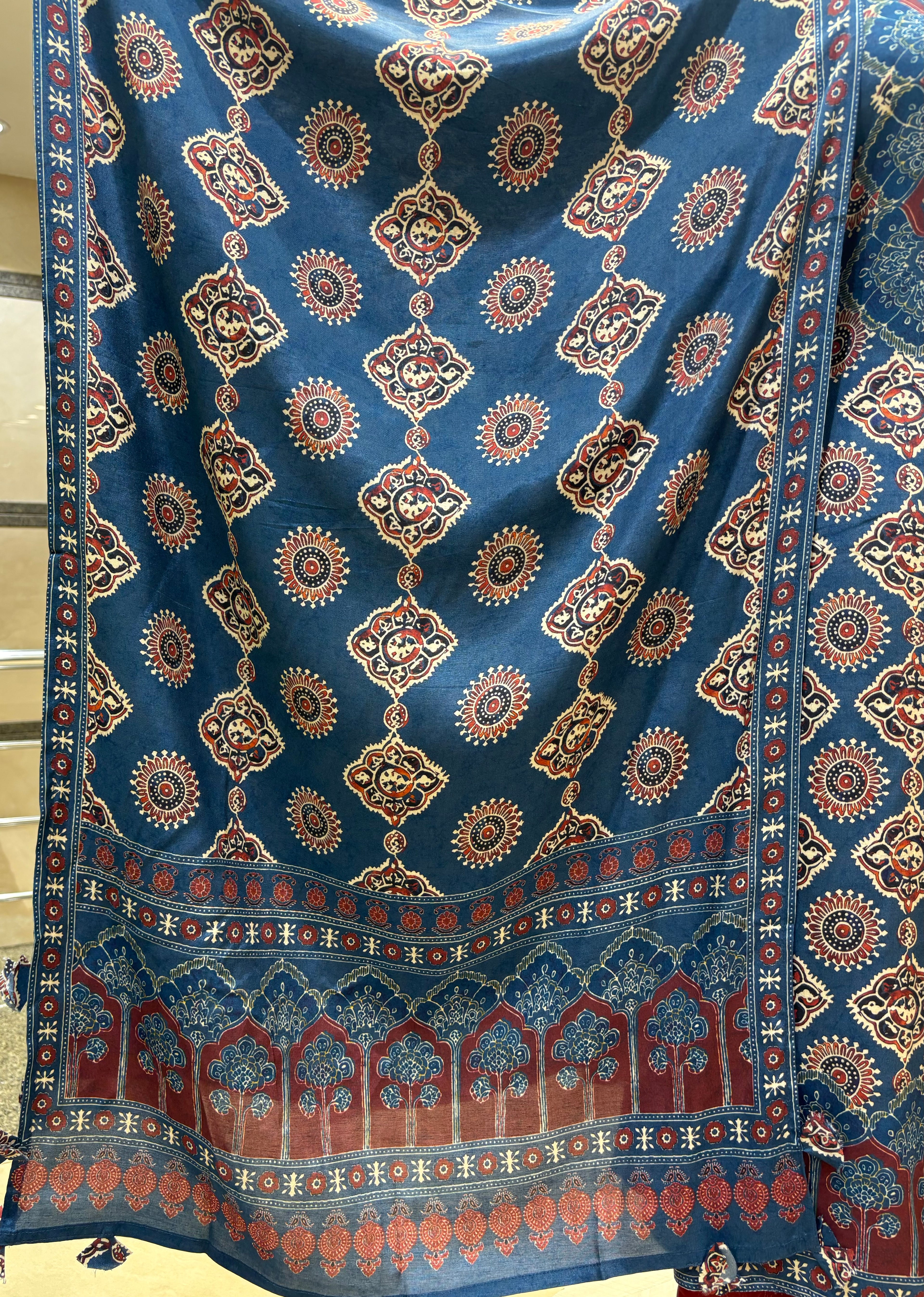 Ajrakh-Inspired Printed Plazo Set