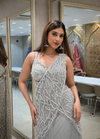 The Grey Pearl Saree