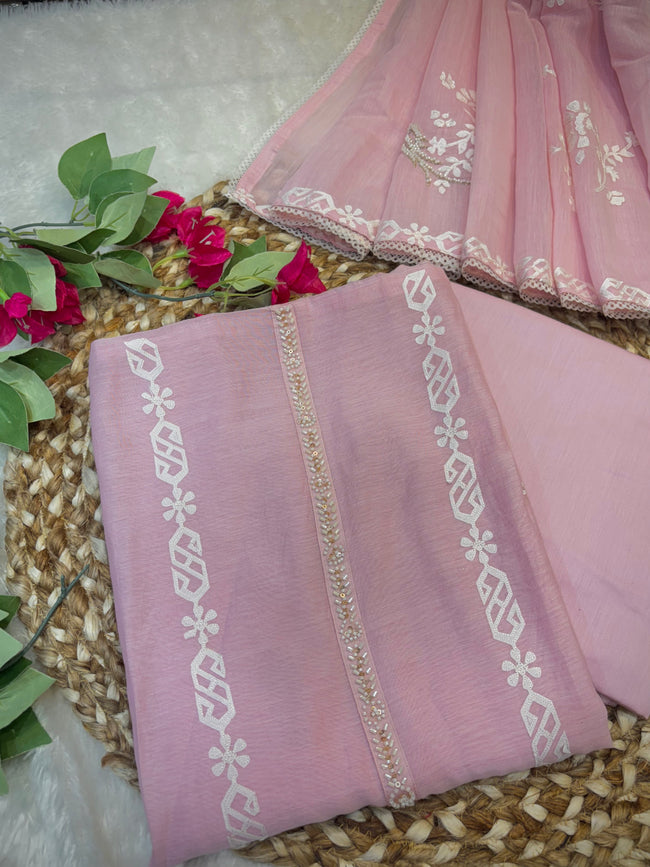 Pink Mul Suit Set Hover Image
