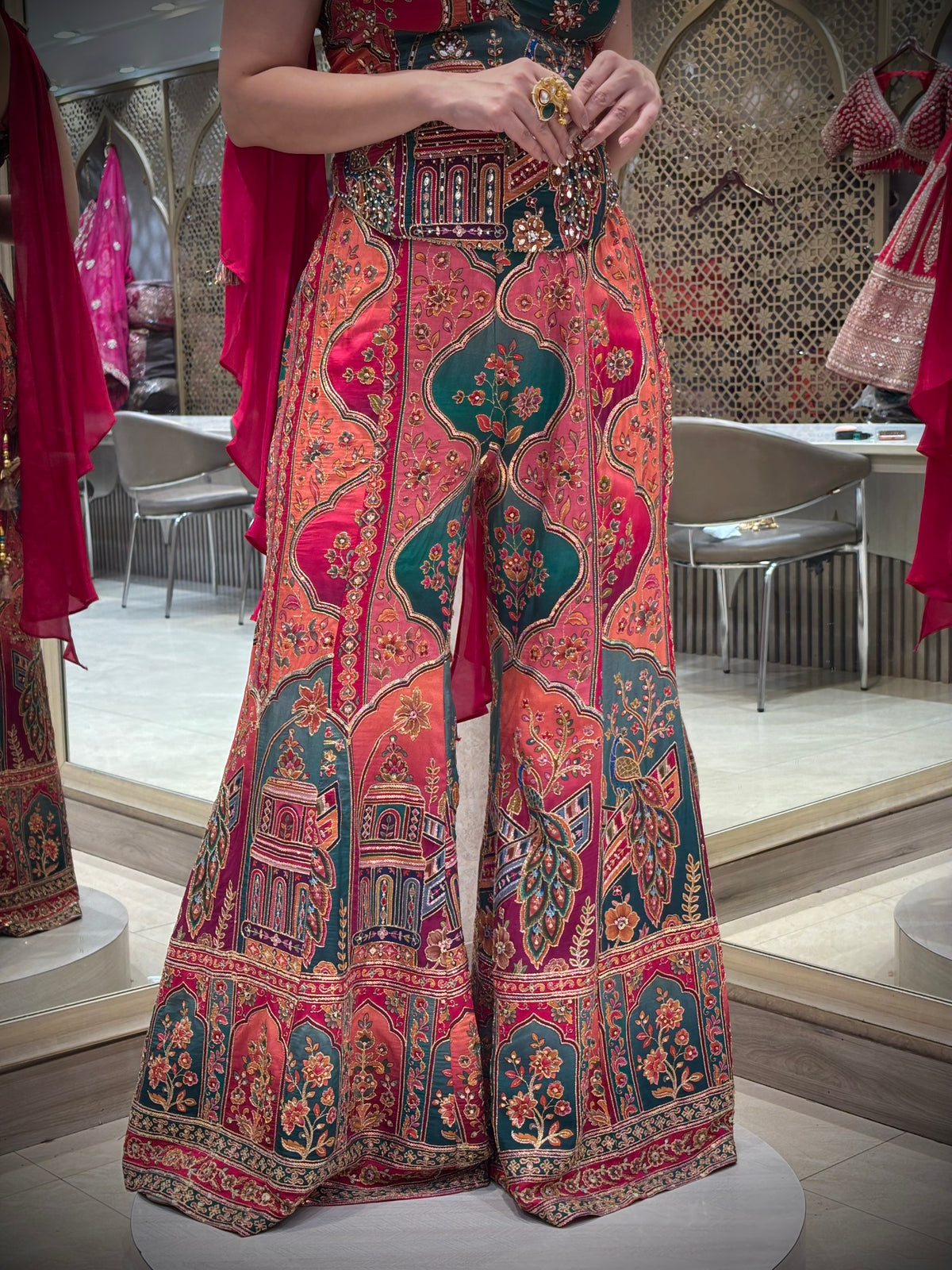 Gul Corset Sharara Set