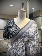 Kalamkari-Inspired Printed Saree