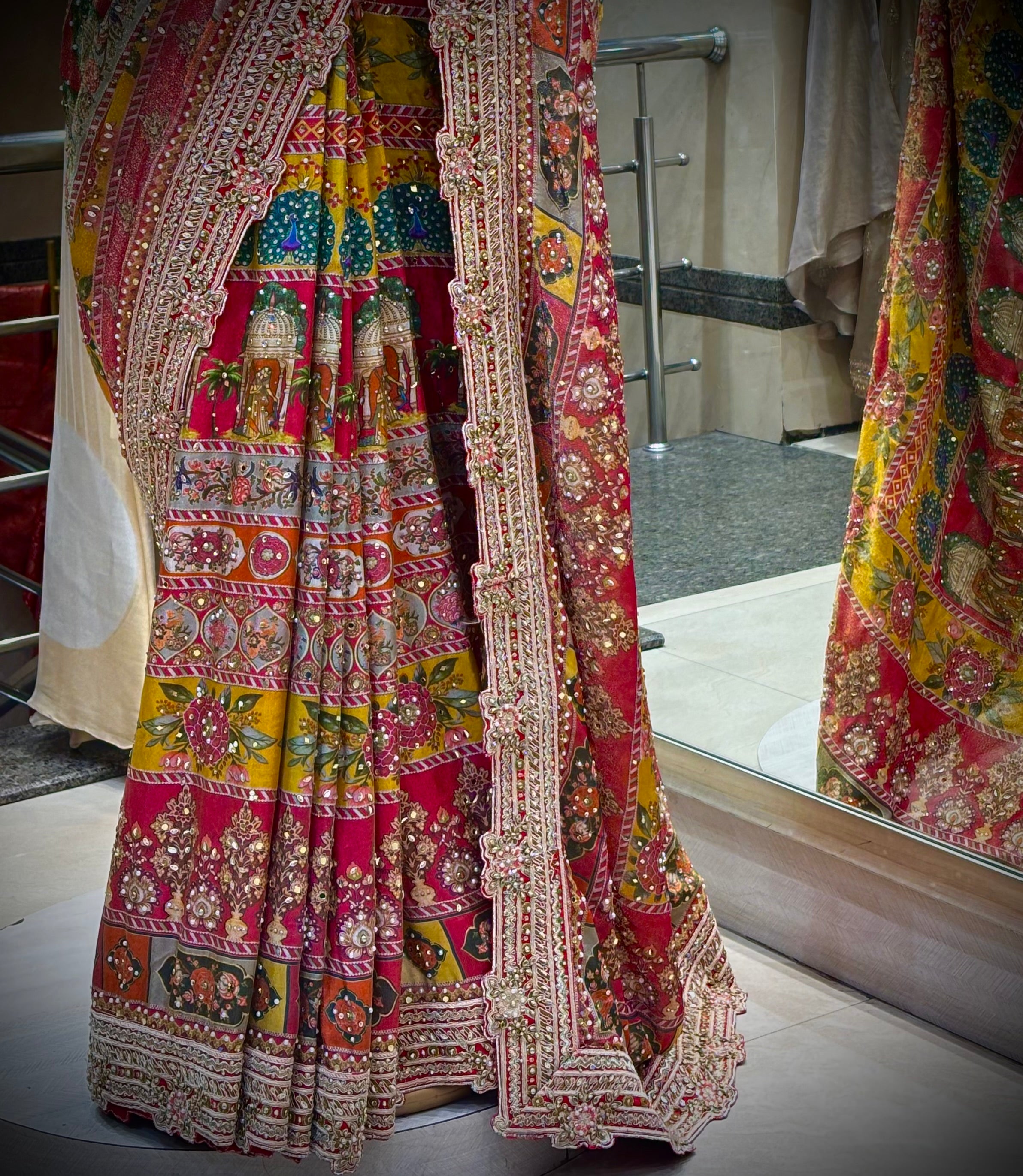 Multi-Hued Artisan Hand-Embellished