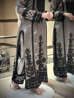 Black  Tissue Silk Pakistani Suit Set