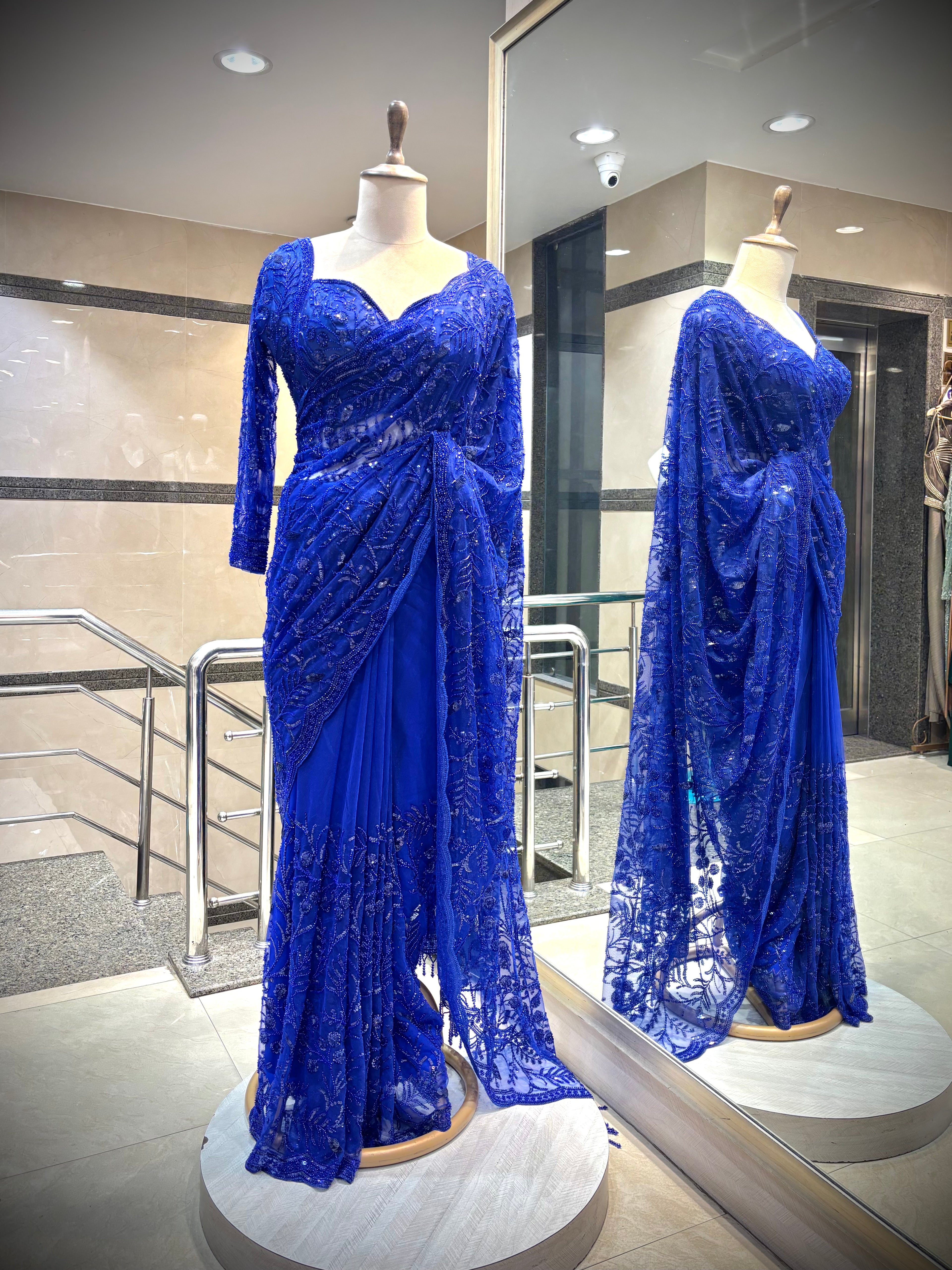 The Electric Blue Showstopper