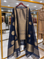 Midnight Navy Zari Unstitched Suit