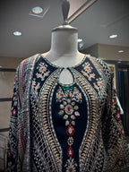 The Midnight Opulence Sharara Set