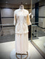 Ivory Co-ord Set with Artisanal Thread