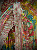 Multi-Hued Artisan Hand-Embellished