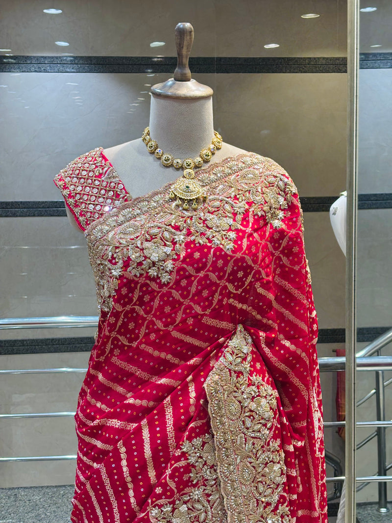 Rani Royale – Embroidered Saree