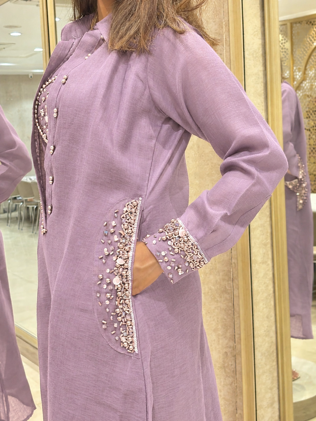 Lilac Linen Co-ords