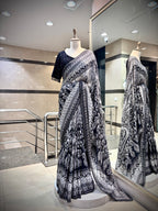 Paisley Inspired Printed Saree