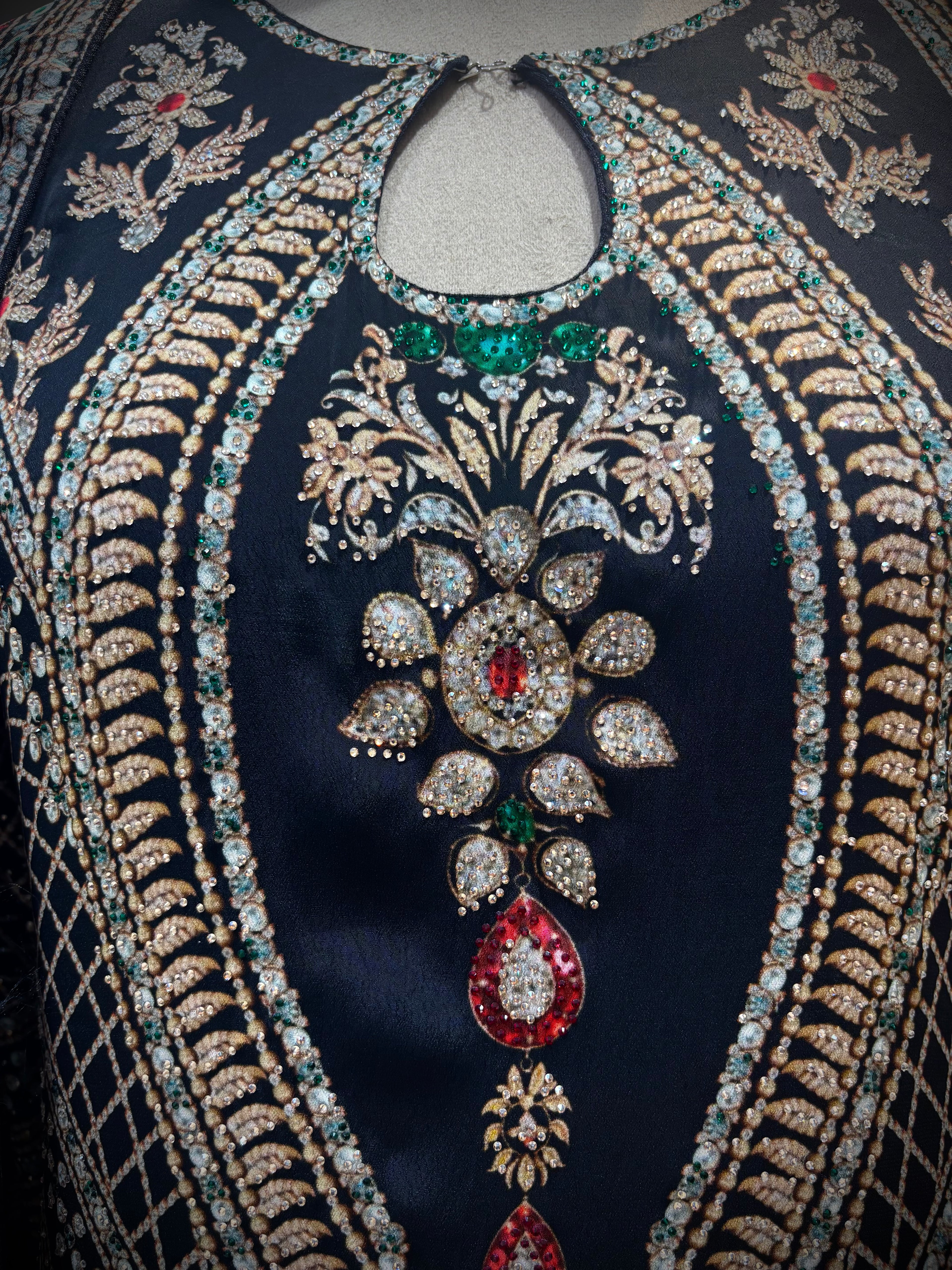 The Midnight Opulence Sharara Set