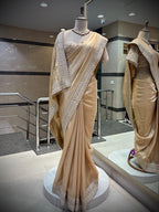The Champagne Gold Heritage Saree
