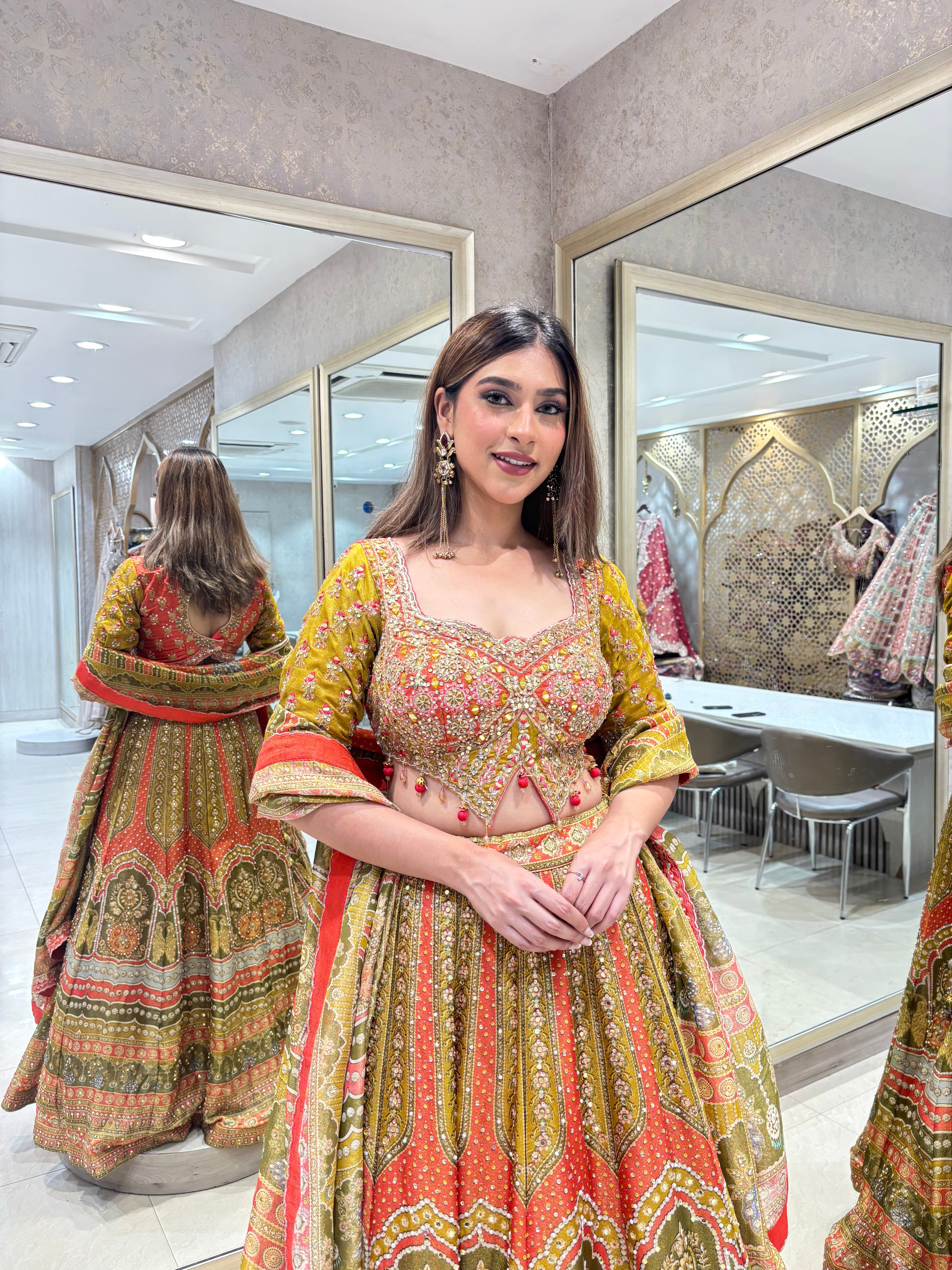 Traditional Elegance: Festive Lehanga