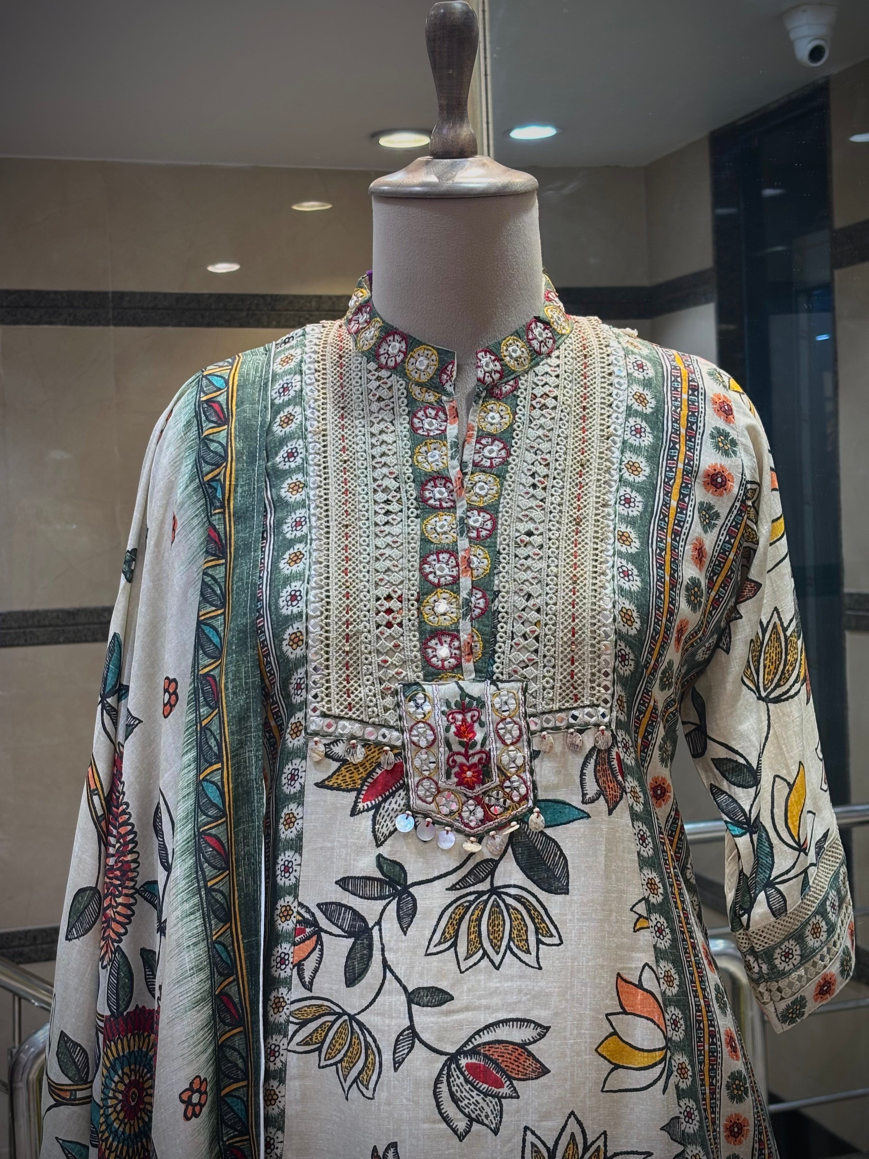 Kalamkari-Inspired Kurta Set