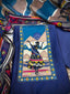 Blue Artistic Unstitched Suit Set