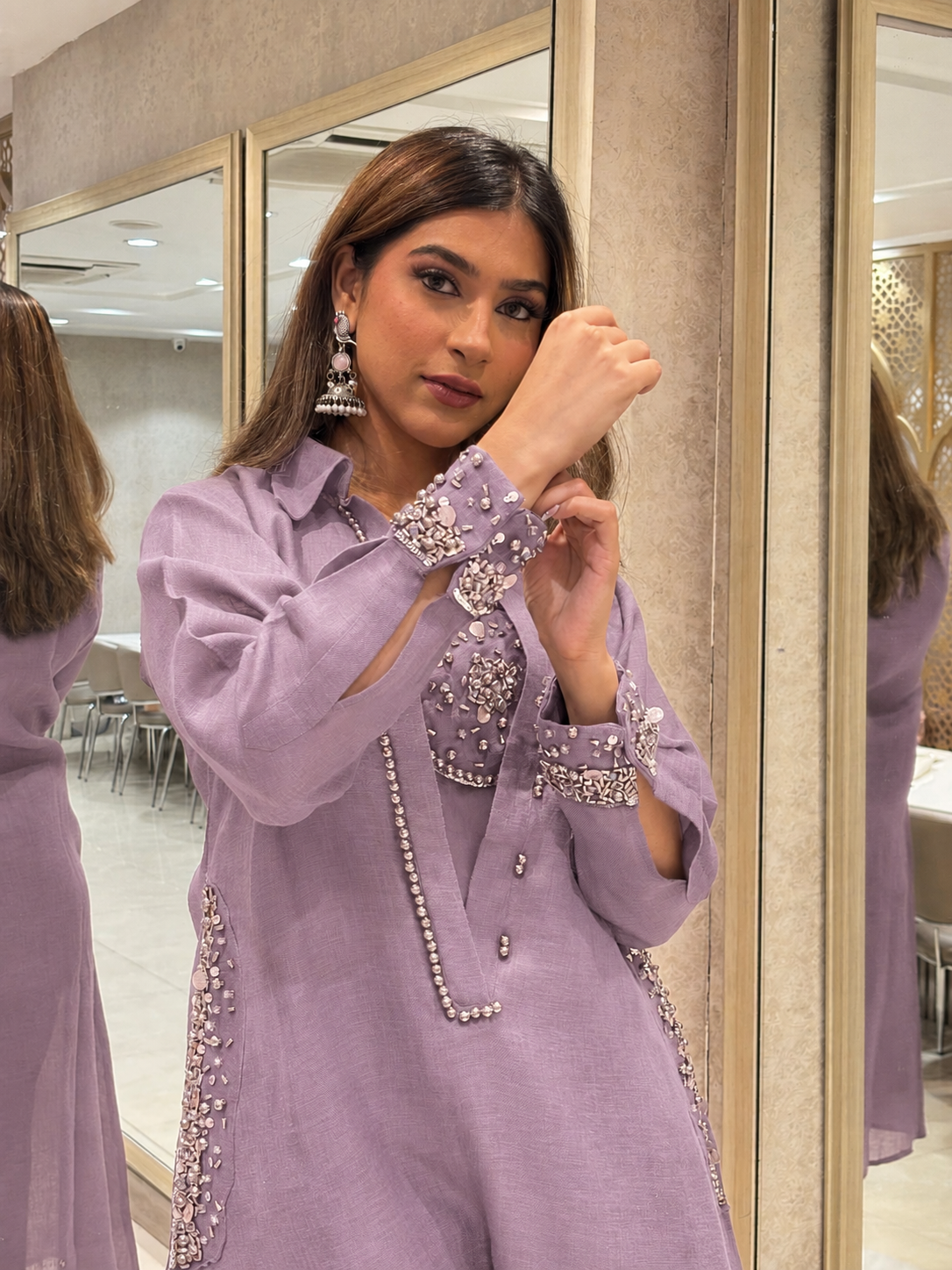 Lilac Linen Co-ords