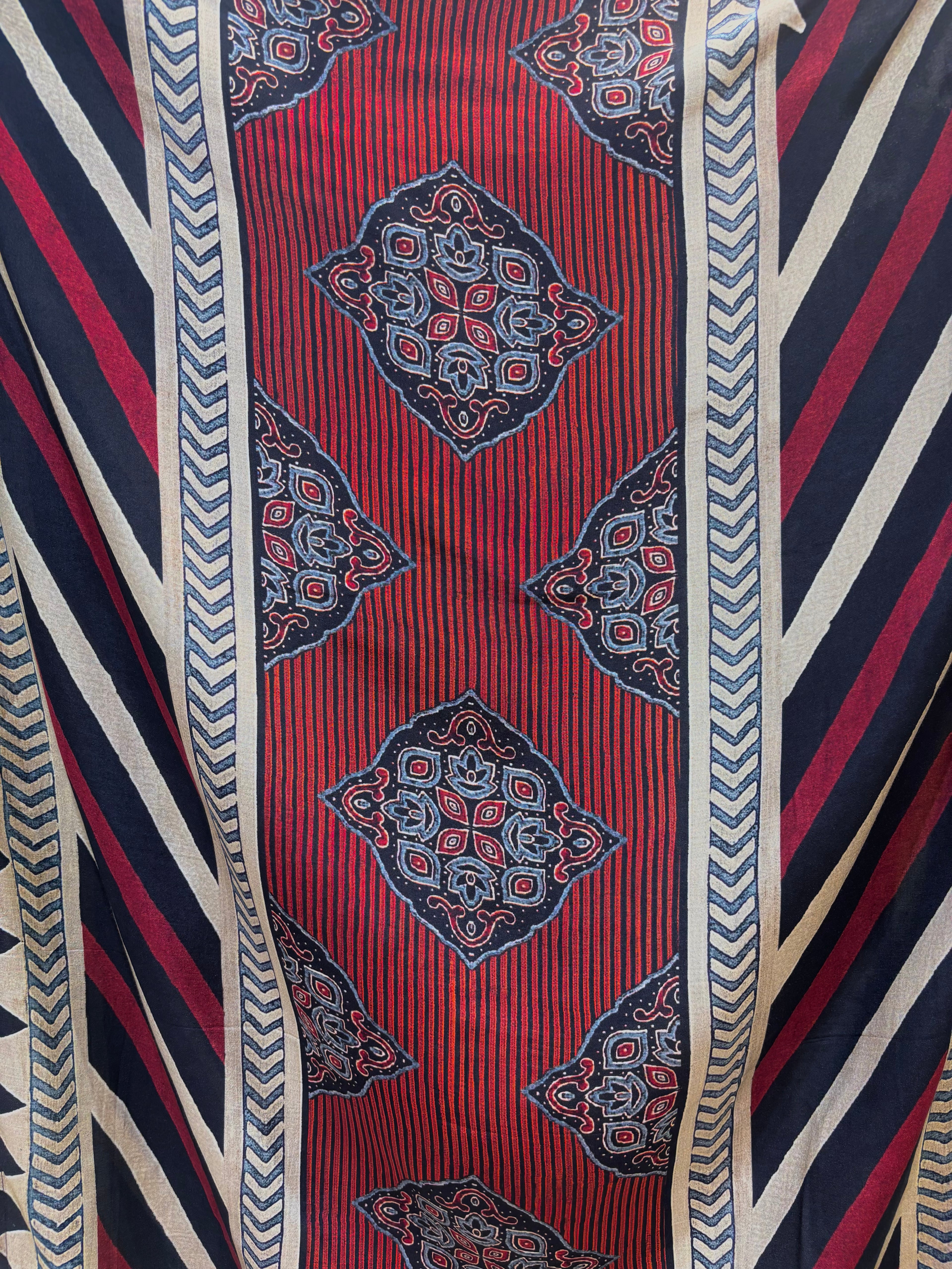 Geometric Print Three-Piece Kurta Set