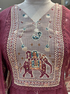 Royal Elephant Heritage Kurta Set