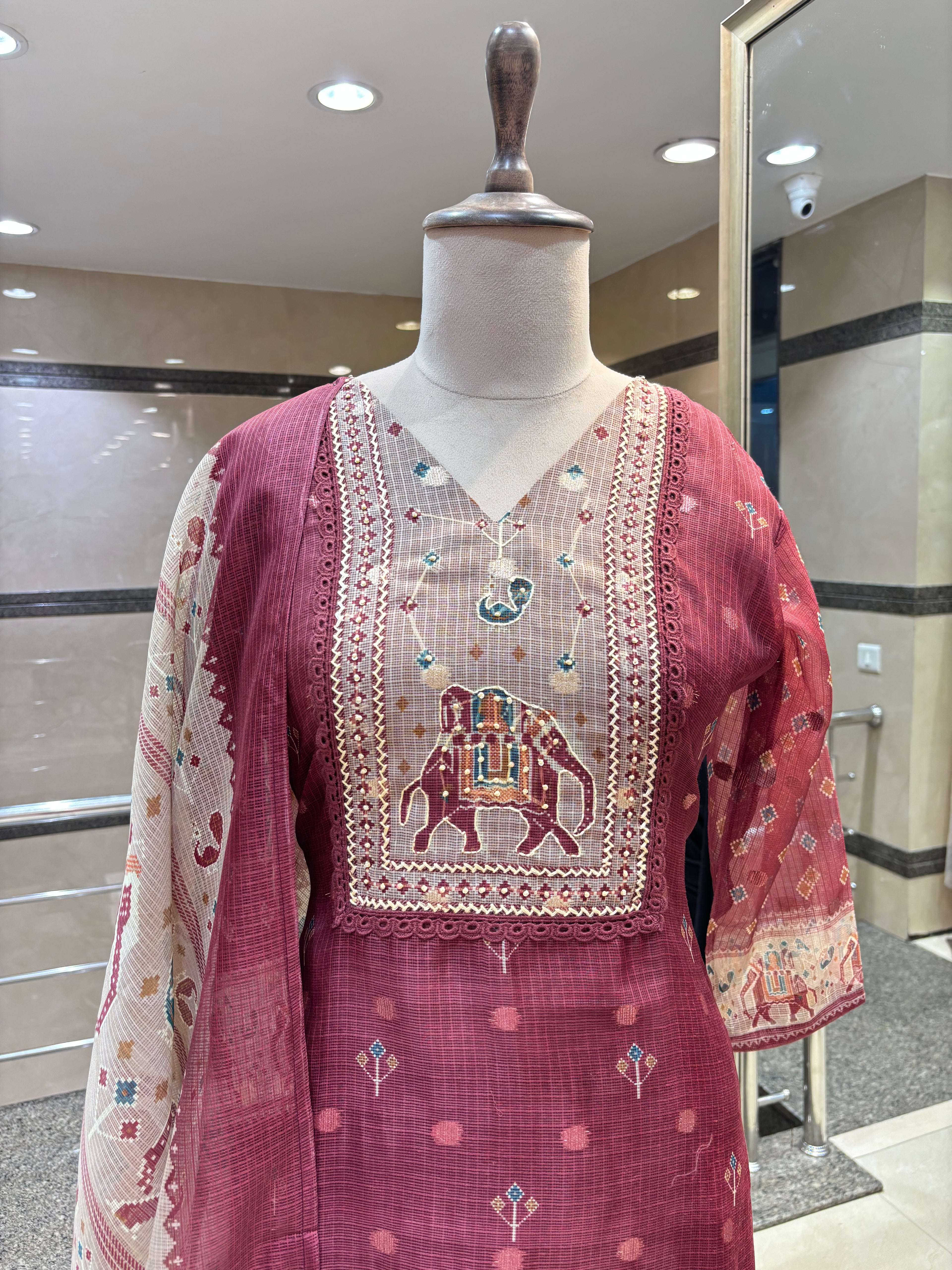Royal Elephant Heritage Kurta Set