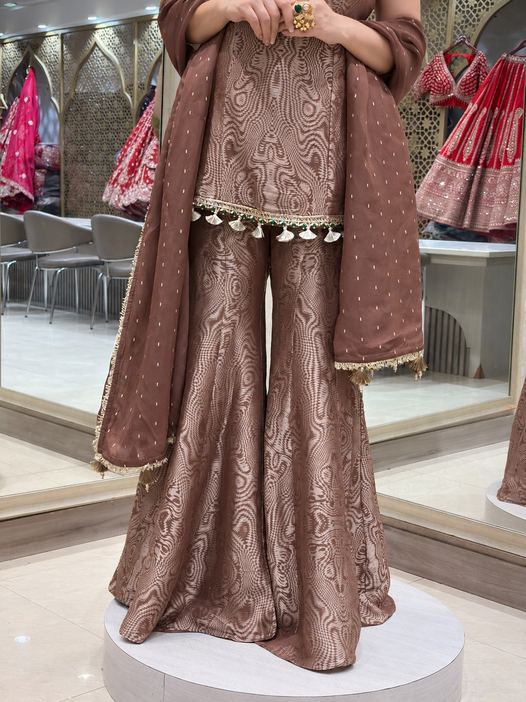 Muave Sharara Set