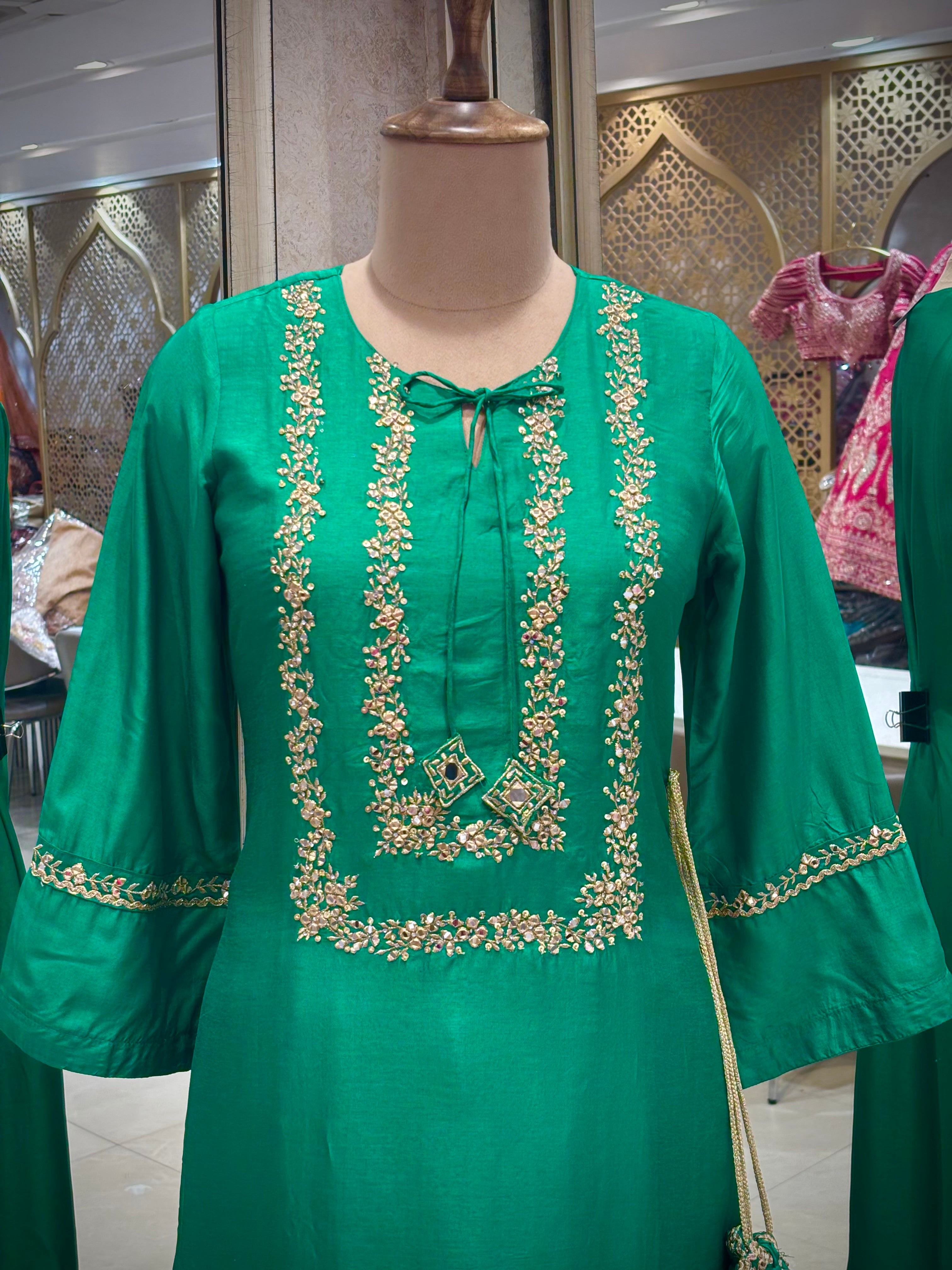 Zareen Emerald Suit