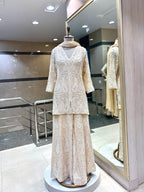 Ivory Embellished Sharara Set