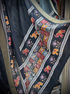 Heritage Elegance: Black Patola Saree