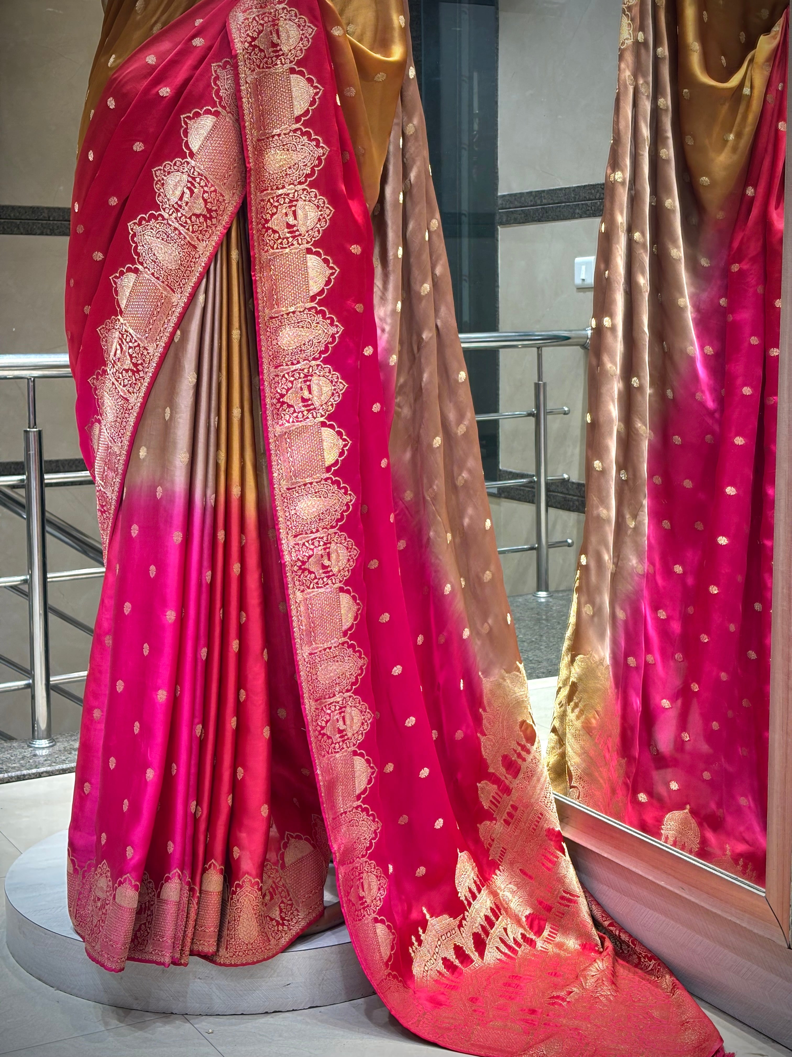 Royal Heritage: Ombré Saree
