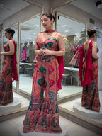 Gul Corset Sharara Set
