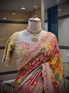 Multi-Hued Artisan Hand-Embellished