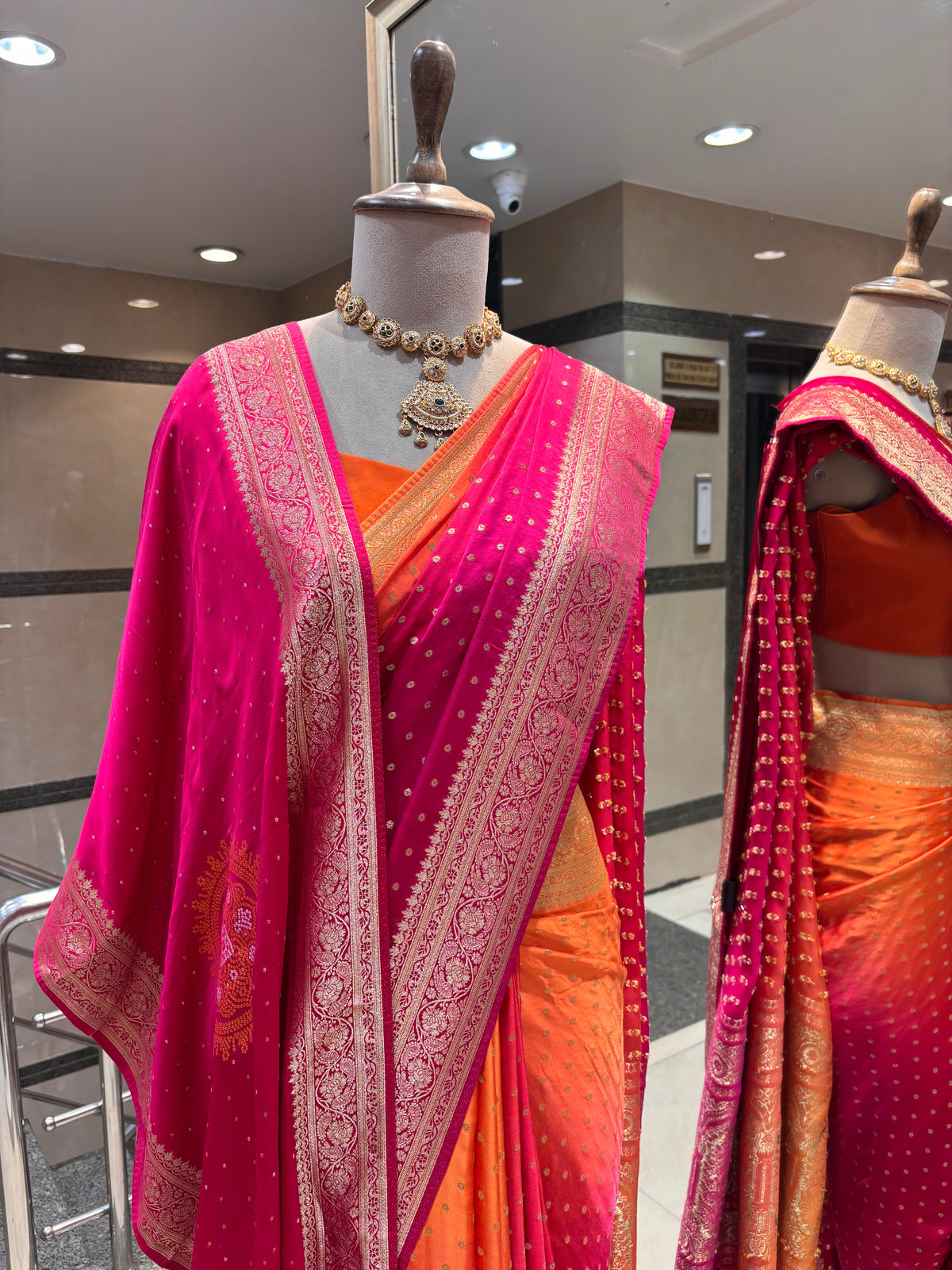Traditional Saree with Dupatta