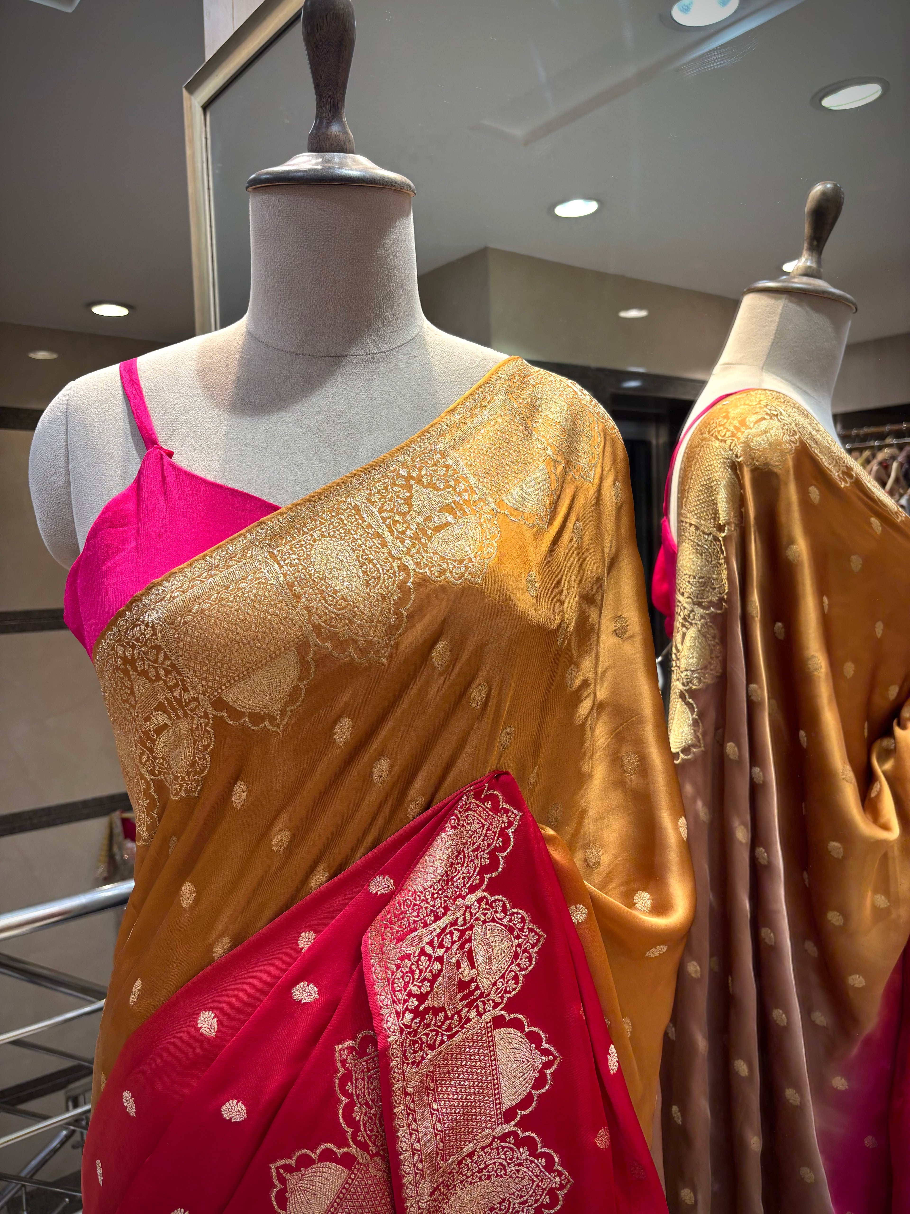 Royal Heritage: Ombré Saree