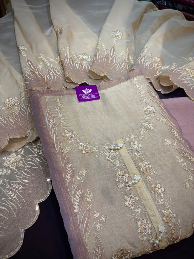 Lilac Crush Organza Suit Set Hover Image