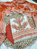 Terracotta Unstitched Suit Set