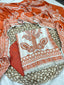 Terracotta Unstitched Suit Set