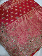Regal Crimson Saree