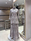Grey Embellished Sharara Set